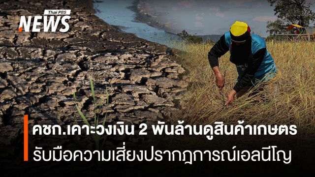 คชก.เคาะวงเงิน 2พันล้าน ดูแลสินค้าเกษตร รับมือ"เอลนีโญ"