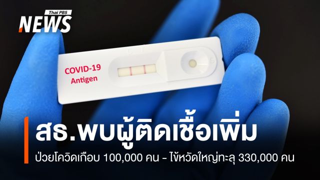 โควิด-19 พบป่วยเกือบ 1 แสนคน - ไข้หวัดใหญ่ทะลุ 3.3 แสนคน