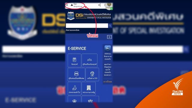 DSI เตือนอย่าหลงเชื่อ "เว็บไซต์ปลอม" ล้วงข้อมูลประชาชน