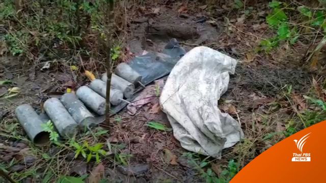 พบอุปกรณ์ผลิตระเบิด ซุกซ่อนในสวนยางพารา จ.ยะลา