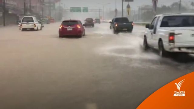 ฝนตกหนัก-น้ำท่วม "ตราด" กุฏิเจ้าอาวาสวัดคีรีวิหารพังถล่ม