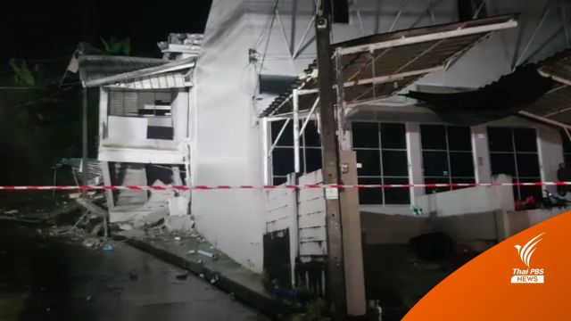 "ภูเก็ต" ฝนตกหนัก ห้องเช่า 2 ชั้นทรุด - ไร้เจ็บ 