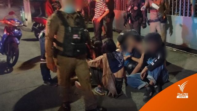 นศ.อาชีวะ ตระเวนแขวนป้ายวันสถาปนา ถูกอริไล่ยิงเจ็บ 2 