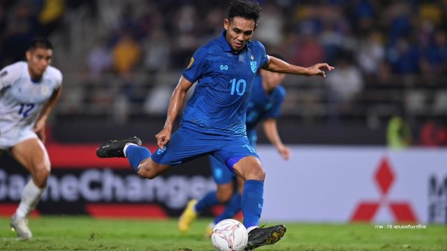 ไทยรั้งจ่าฝูง ฟุตบอล อาเซียน คัพ ชนะฟิลิปปินส์ 4-0