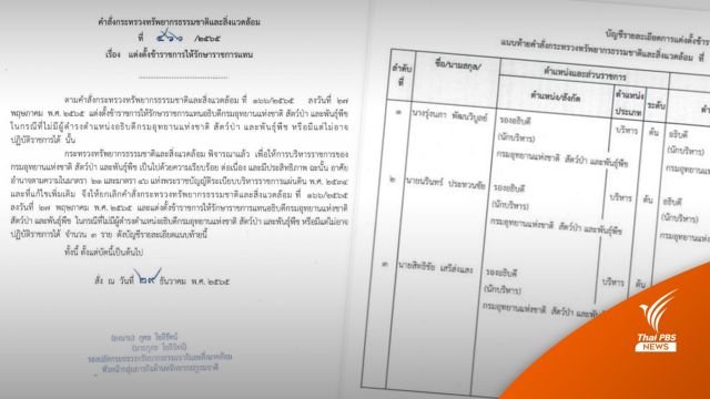 ทส.แต่งตั้ง "รุ่งนภา พัฒนวิบูลย์" รักษาราชการแทน "อธิบดีกรมอุทยานฯ"