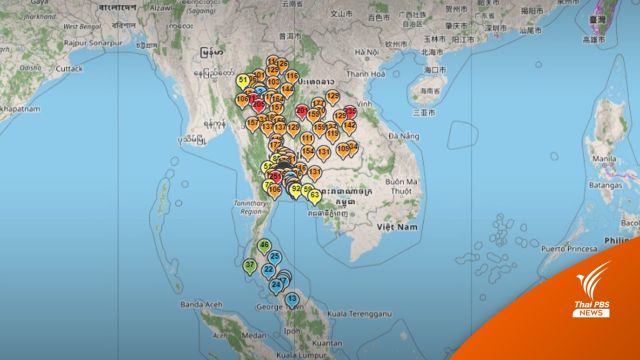 เตือน "ฝุ่นพิษ" 49 จังหวัด พบ AQI สีแดง 5 พื้นที่กระทบสุขภาพ