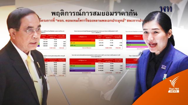 "จิราพร" อภิปรายโยงปมหลานชายนายกฯ -3 ป.ส่อฮั้วประมูล เลี่ยงภาษี