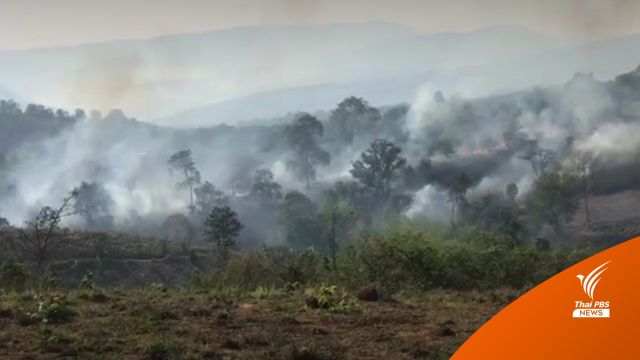 ไฟป่าอุทยานฯ ภูสวนทราย ลุกไหม้นับสิบจุด เร่งสกัด-ทำแนวกันไฟ