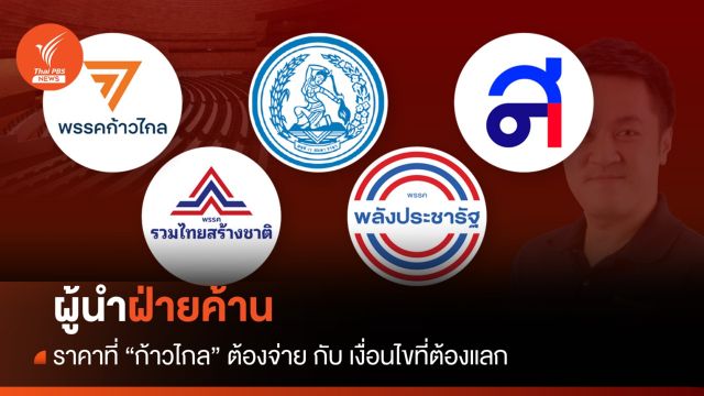 วิเคราะห์ : "ผู้นำฝ่ายค้าน" ราคาที่ "ก้าวไกล" ต้องจ่ายกับเงื่อนไขที่ต้องแลก