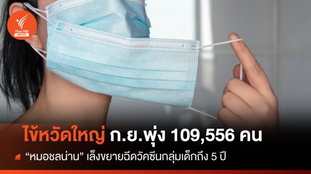 "ไข้หวัดใหญ่" ก.ย.ป่วย 109,556 คน ขยายฉีดวัคซีนกลุ่มเด็กถึง 5 ปี 