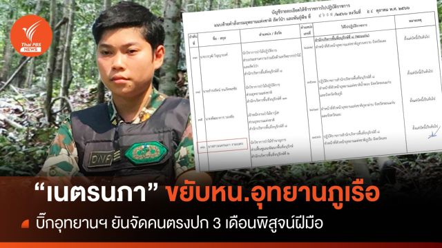 "บิ๊กอุทยาน" ยันย้าย 70 อัตราเลือกคนตรงปก ชุดพญาเสือผงาด