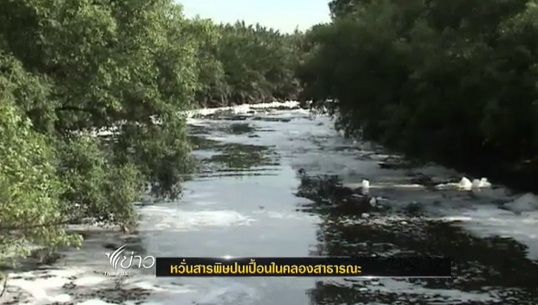 ชาวบ้านร้อง"ไทยพีบีเอส"ตรวจสอบน้ำในคลองพานทอง จ.ฉะเชิงเทรา หวั่นสารพิษปนเปื้อน