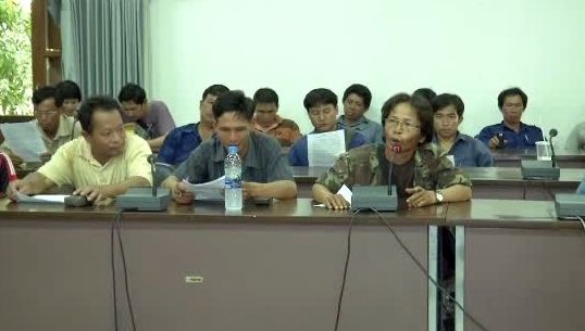แกนนำชาวบ้านออกแถลงการณ์ให้รัฐบาลทบทวนโครงการจัดการน้ำ