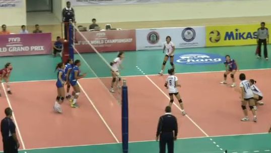 วอลเลย์บอลยุวชนหญิงชาติไทย คว้าชัยชนะนัดที่สอง ศึกชิงแชมป์โลก