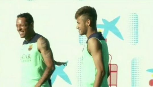 "เนย์มาร์ ร่วมฝึกซ้อมกับ"บาร์ซ่า"ครั้งเเรก
