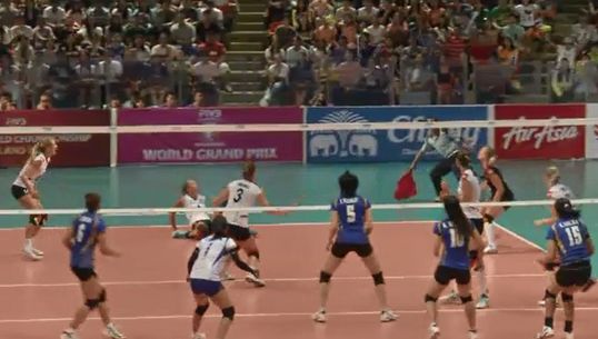 วอลเลย์สาวทีมชาติไทย แพ้เยอรมัน 3 เซตรวด ศึกวอลเลย์บอลเวิลด์ กรังด์ปรีซ์
