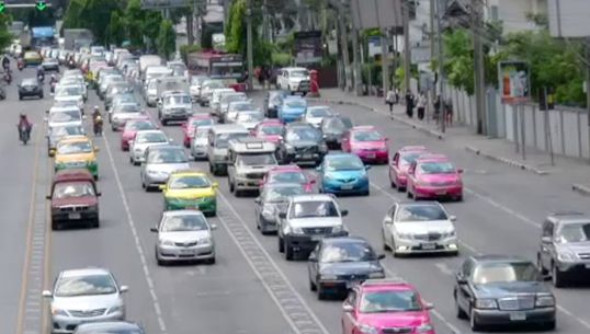 เปิดถนน 3 สาย รถติดมากที่สุดในกทม. "แยกอนุสาวรีย์ชัยฯ-สามย่าน" วิ่งช้าสุด