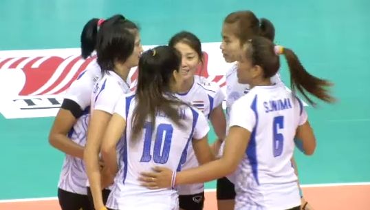 วอลเลย์บอลหญิงทีมชาติไทย ชนะออสเตรเลีย 3-0 เซต ศึกชิงแชมป์เอเชีย กลุ่มเอ นัด2