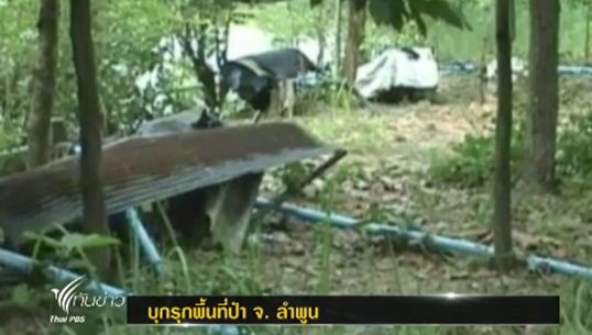 จนท.ลำพูน สอบป่าสงวนห้วยน้ำดิบ หลังพบมีนายทุนรุกที่ทำไร่ลำไยกว่า 500 ไร่