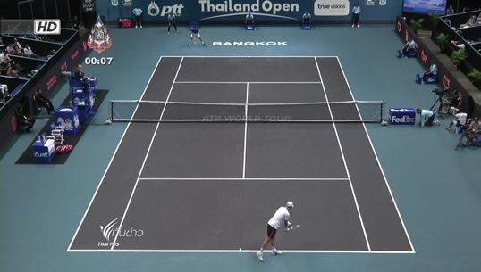 กาสเก้ท์เเพ้ราโอนิค 1-2 เซท ศึกเทนนิสไทยเเลนด์โอเพ่น