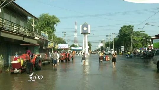 น้ำท่วมอรัญประเทศ จ.สระแก้ว เริ่มคลี่คลาย คาดเข้าสู่ภาวะปกติใน 3 วัน 