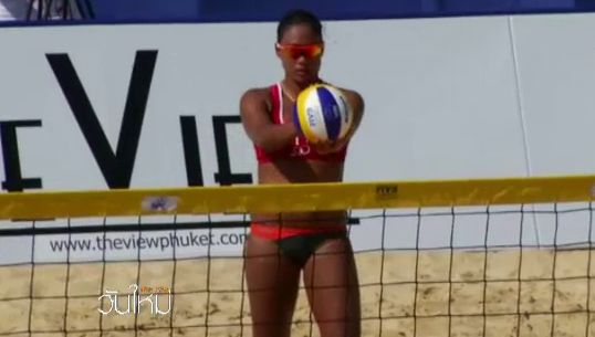 "เอ-ส้ม" คู่นักวอลเลย์บอลชายหาดหญิงของไทยรั้งอันดับ 22 ของโลก