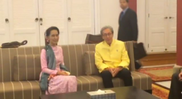 "ออง ซาน ซู จี" เยือนไทยอย่างเป็นทางการ-ขอบคุณรัฐบาลต้อนรับอบอุ่น 
