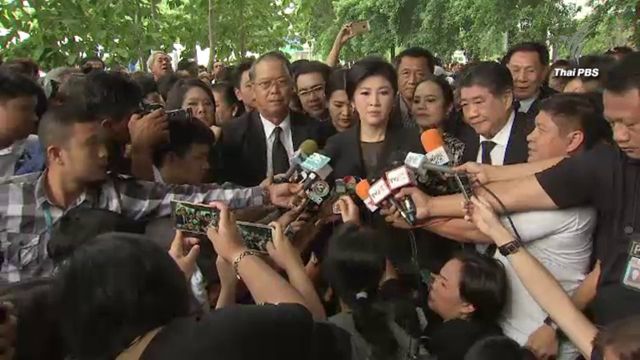 “ยิ่งลักษณ์” ยันซื้อข้าวชาวนาไม่ได้สร้างภาพ ฟุ้งหากเป็นรัฐบาลเหมาข้าวช่วยทั้งประเทศ 
