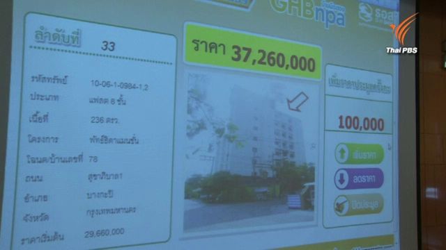 ธอส.ชวน ปชช.-ผู้ประกอบการ ร่วมประมูลสินทรัพย์รอขาย หวังลดภาระภาษี 280 ล้านบาท 