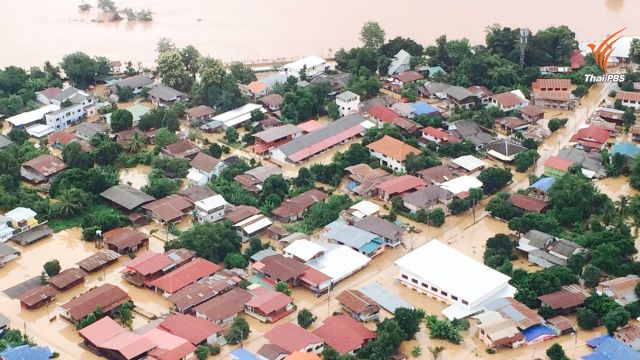 เปิดภาพชุดน้ำท่วม "น่าน" เช้าวันนี้ (16 ส.ค.) ปริมาณน้ำยังสูง กระทบกว่า 4 พันครอบครัว