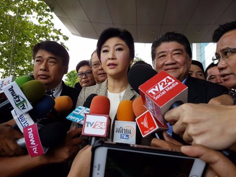 "ยิ่งลักษณ์" ค้านใช้ ม.44 เรียกค่าเสียหายจำนำข้าว ยืนยันพร้อมสู้คดีเต็มที่