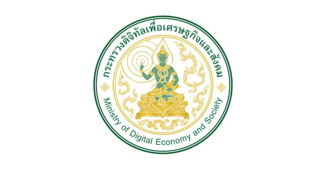 โลโก้ "กระทรวงดิจิทัลฯ" สัญลักษณ์พระพุธ ปล่อยสัญญาณคลื่นดิจิทัล 