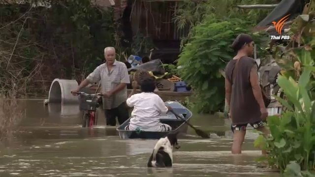 ชาวอำเภอเสนาเครียด ขู่ประท้วงกรมชลฯ หากไม่ระบายน้ำออกแก้มลิง 1-2 วันนี้