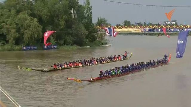 "เจ้าขุนเณร"คว้าแชมป์เรือยาว 55 ฝีพาย สนามวัดบางเเตน จ.ปราจีนบุรี