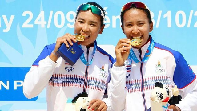 วอลเลย์บอลชายหาดสาวไทยคว้าแชมป์เอเชียนบีชเกมส์