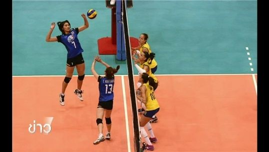 ไทยแพ้บราซิล 1-3 เซต ศึกเวิลด์กรังด์ปรีซ์ 2015 สนาม 2