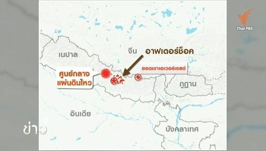 นักวิชาการวิเคราะห์เหตุแผ่นดินไหวในเนปาล