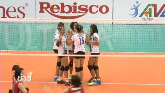 วอลเลย์บอลหญิง ยู-23 ชนะ ญี่ปุ่น 3-2 เซต ผ่านเข้ารอบชิง 