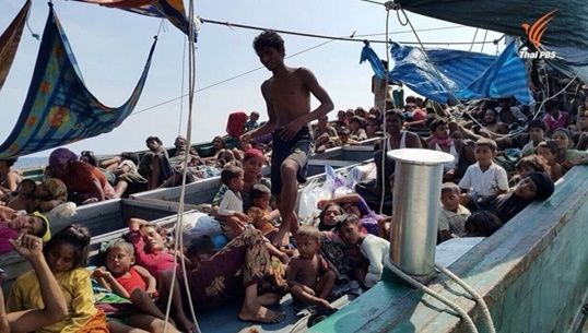 พบเรือบรรทุกชาวโรฮิงญา 300 คน ลอยลำในทะเลอันดามัน จ.สตูล