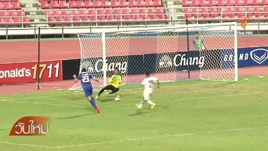 ทีมชาติไทยชุดซีเกมส์ชนะเมียนมา 4 - 0 ในเกมนัดอุ่นเครื่อง