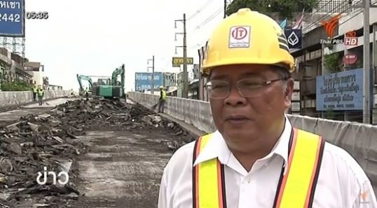 สะพานข้ามแยกเกษตร : จากงานก่อสร้างสู่งานรื้อถอน