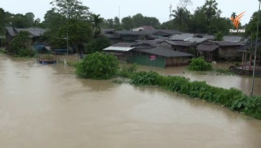 ฝนตกหนักในพื้นที่ภาคใต้ทำน้ำท่วมฉับพลัน-น้ำป่าไหลหลาก