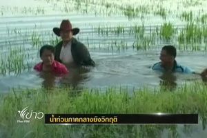หลายจังหวัดภาคกลางยังเผชิญวิกฤตน้ำท่วม