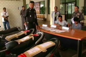 ตร.จับขบวนการขโมยจักรยานยนต์ส่งขายผ่านไปรษณีย์