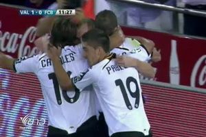 "บาเลนเซีย" เจ๊า "บาร์เซโลน่า" 2-2 รั้งจ่าฝูงลาลีก้าสเปน 