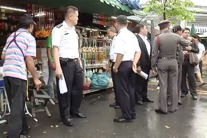จัดระเบียบแผงค้า ห้ามหาบเร่แผงลอยขายในตลาดนัดจตุจักร