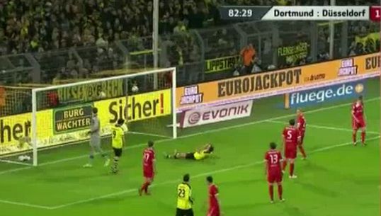 โบรุสเซีย ดอร์ทมุนด์ เสมอ ดุสเซลดอร์ฟ 1-1