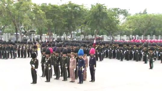 กองทัพบกซ้อมถวายสัตย์ปฏิญาณตน วานนี้ 