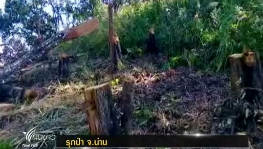 กอ.รมน.ตรวจพบบุกรุกพื้นที่ป่าบ้านปางแก จ.น่าน