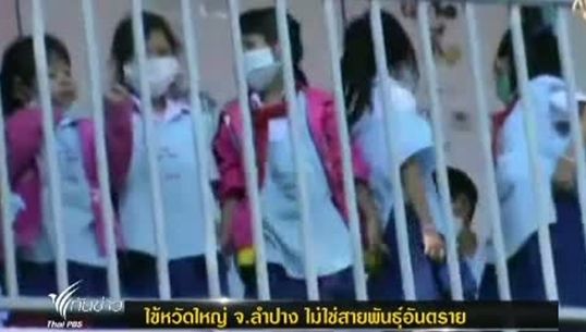 สาธารณะสุขลำปางยืนยัน ไข้หวัดใหญ่ที่ระบาดในพื้นที่ไม่ใช่สายพันธุ์อันตราย